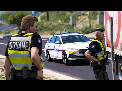 [GTA 5] PATROUILLE SUR L'AUTOROUTE AVEC LA DOUANE VOLANTE | LSPDFR #858