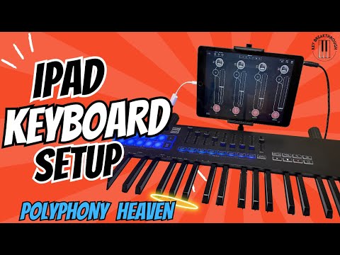 iPad Keyboard Rig // AUM // Korg Module
