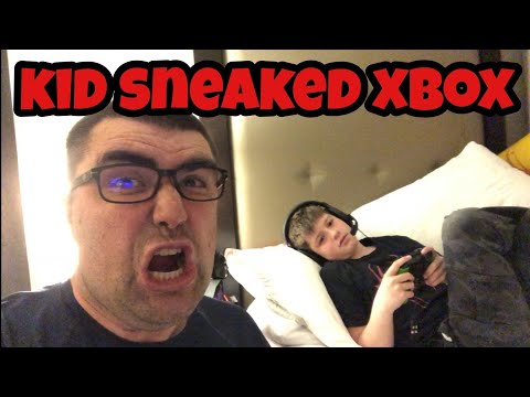 Kid Temper Tantrum Sneaks Xbox Into Hotel - Broken Drain Pipe Ruins Daddy's Nap [Original]