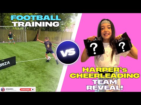 New Cheer Squads REVEALED! 👀 Plus Football Fun with the Boys! | H Fam UK VLOG