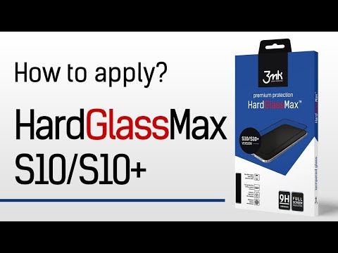 3mk Full Screen HardGlass Max™/Samsung S10/S10 plus – How to install?