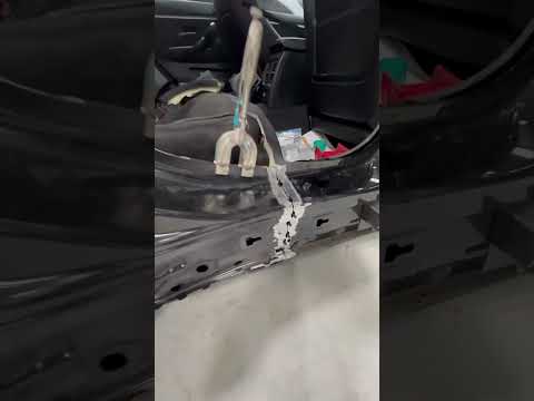 BMW QUARTER REPLACEMENT - stay tuned #bodyshoplife #autorepair #bodywork #luxurycarrepair #fyi #fyp