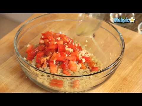 How to Make Quinoa with Tomatoes and Chickpeas