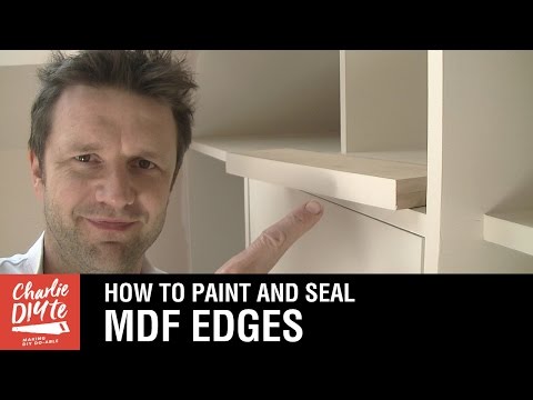 How to Seal and Paint MDF Edges - Video #2