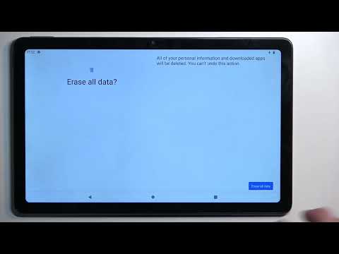 How to Factory Reset the NOKIA T21 Tablet via Settings - Hard Reset - Erase All Data