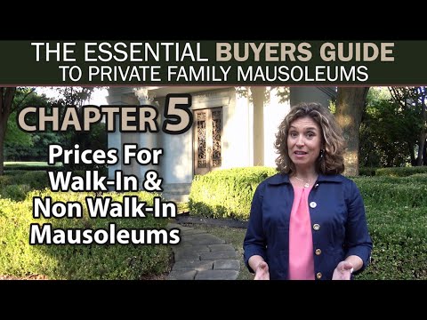 Prices For Walk-in And Non Walk-in Mausoleums For Sale