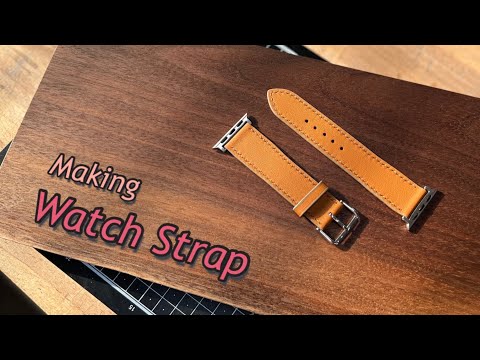 가구공방 욷은 - 애플워치 스트랩 만들기 | Making Apple Watch Strap