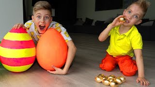 Тиша ПОВТОРЮХА... ЗОЛОТЫЕ яйца. Соревнуемся...
