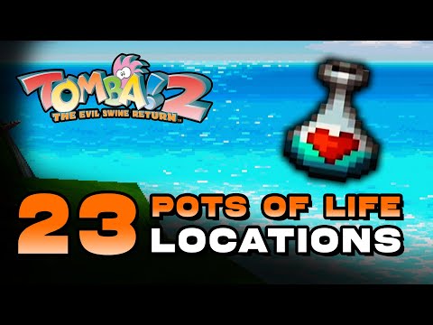 Tomba! 2 Special Edition - All Pot Of Life Locations (Vital Victory Trophy / Achievement)