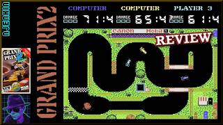 Grand Prix Simulator 2 - on the Commodore 64 !! with Commentary