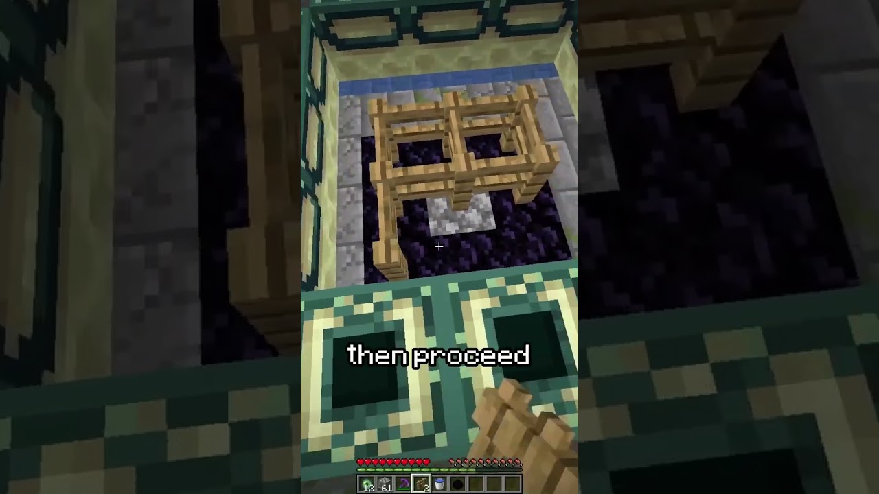 How to Duplicate a Dragon Egg in Minecraft🥚#shorts