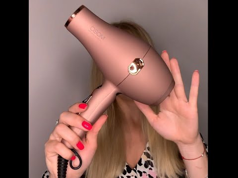 Plaukų džiovintuvas OSOM Professional Rose Gold OSOM3509ARG, su infraraudonaisiais spinduliais, 2000 W video