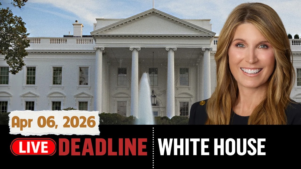 MSNBC Live : Deadline: White House 4/6/2026 | MS NOW News Trump Today APR 06, 2026
