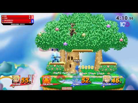 SuperGirlKels & Blacktwins vs ESAM & MVD - GENESIS 5 - Wii U Doubles Winners Top 24