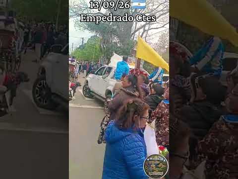 Empedrado Ctes🇦🇷 los miles de fieles de la distintas comunidad llegando a la iglesia del SR Hallado