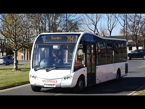 DIESEL CONVERT: Journey on Route 794 | YJ13HLO - Weardale Motor Services: Optare Solo SR M890