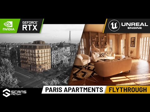 Paris Apartments - Unreal Engine 5 | 4K Flythrough