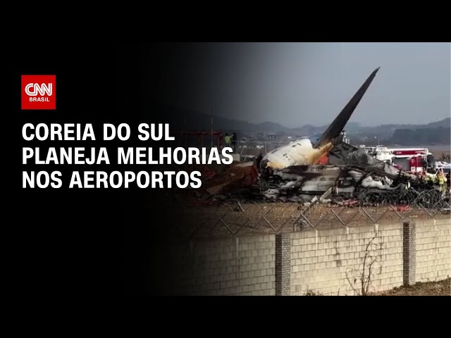 Coreia do Sul planeja melhorias nos aeroportos | CNN NOVO DIA