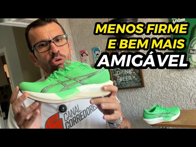 ASICS MAGIC SPEED 5 - Menos firme e mais amistoso à grande massa de corredores