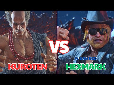 Tekken 8 ⚡️Kuroten (Heihachi) vs HEXMARK (#1 Ranked Paul)⚡️ Tekken 8 High Level Play