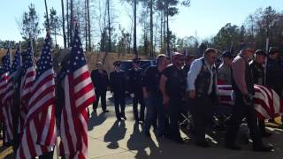 Funeral for homeless veteran
