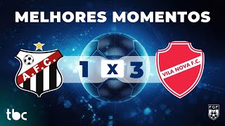 MELHORES MOMENTOS ANÁPOLIS 1  X 3 VILA NOVA | GOIANÃO 2026