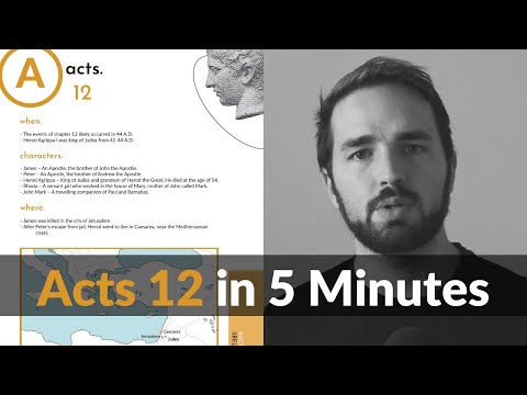 Acts 12 Summary in 5 Minutes - 2BeLikeChrist
