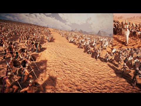 Spartans Lay Siege To Cleopatra's Egypt | Ultimate Epic Battle Simulator 2 | UEBS2