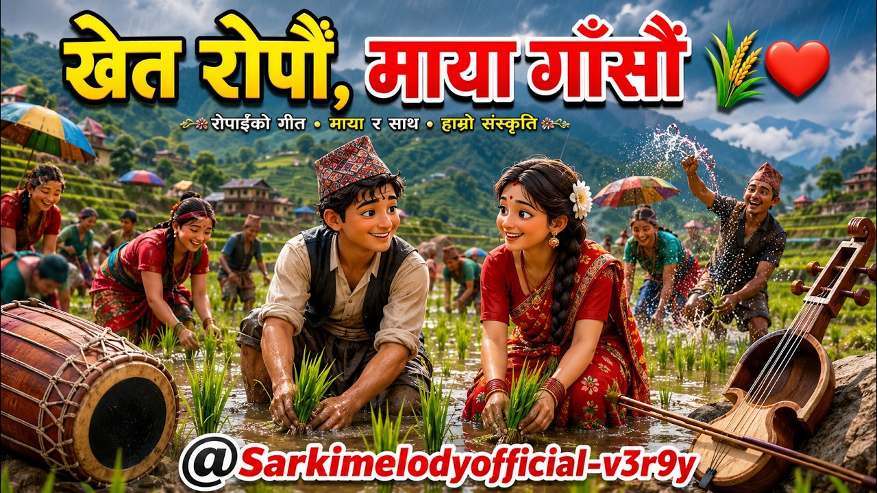 खेत रोपौँ, माया गाँसौँ 🌾❤️ | New Nepali Ropai Song 2026 | Lok Dohori | Asar Special | Official Music