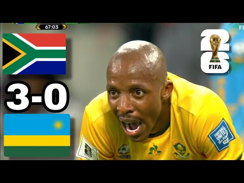 South Africa vs Rwanda Fifa World cup qualifiers Highlights and Goals | Bafana Bafana vs Rwanda