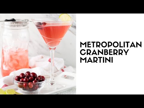 Metropolitan Cranberry Martini