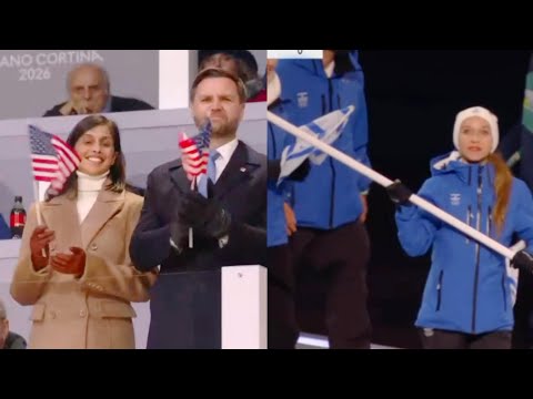 Israel & U.S. Vice President JD Vance got booed by Italian crowd at Winter Olympics Opening ceremony