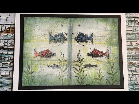 An Underwater Reflection by Jo Rice # Laviniastamps