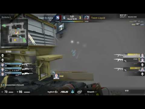 Insane Elige ace | Team EnvyUs vs Team Liquid | ESL Cologne 2016 - Group C