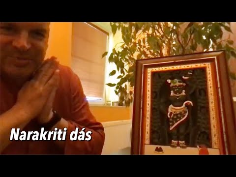 Narakriti dás   přednáška   Góvardhan & Gó púdžá 2020 Krišnův dvůr