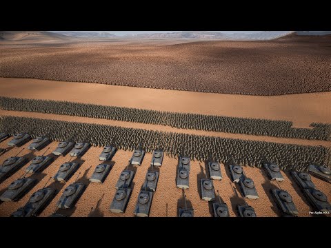 10.000 WW2 ARMY vs 1 MILLION SPARTANS - Ultimate Epic Battle Simulator 2 UEBS2