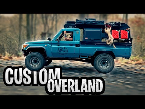 RC: Toyota Land Cruiser 70 RC Crawler Overland Canopy BRX01 | 1/10 Rc Car 4x4 Offroad Driving