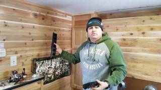 Easiest way to mount Ice Rods in your fish house.