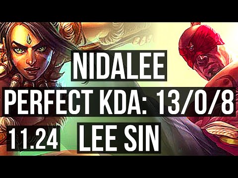 NIDA vs LEE (JNG) | 13/0/8, Legendary, 65% winrate | KR Challenger | 11.24