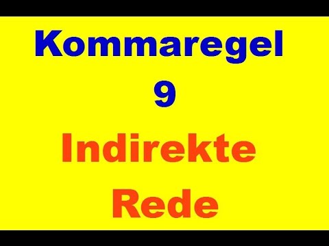 100 Sekunden Zeichensetzung - Indirekte Rede