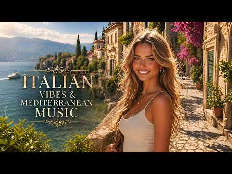2 HOURS Italian Relaxing Music 🇮🇹 Amalfi Coast 4K | Positano, Capri & Lake Como | Study, Focus