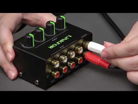 Linkfor Stereo Audio Mixer, Mini passive stereo mixer