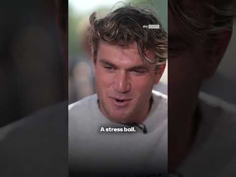 Jack Draper got his stress ball in the end 🤣