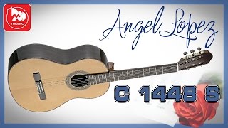 Video thumbnail for Классическая гитара ANGEL LOPEZ C1448 S by PopMusicRu