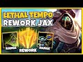 New Lethal Tempo Gives Jax Ranged Autos...And He's UNBEATABLE (Season 12 Rework) - League of Legends