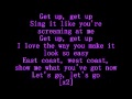 Mayday Parade- Get up with lyrics on screen
