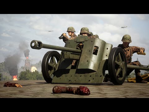 Post Scriptum Anti Tank Gun Squad Logi Highlights - 4K [GER Comms/ENG Subs]