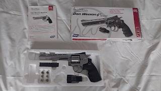Dan Wesson 6 4.5mm (.177) Calibre CO2 Air Revolver w/ Accessories (Davey's Antique Arms)