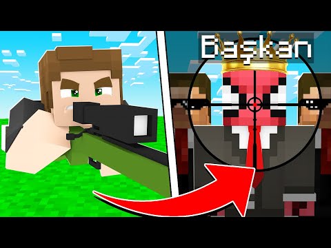 BAŞKAN FERİTED SUİKAST SALDIRISI ⚔️ - Minecraft