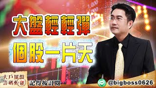 【大戶羅盤籌碼動能】 #謝宗霖 0301，大盤輕輕彈 個股一片天 (圖)